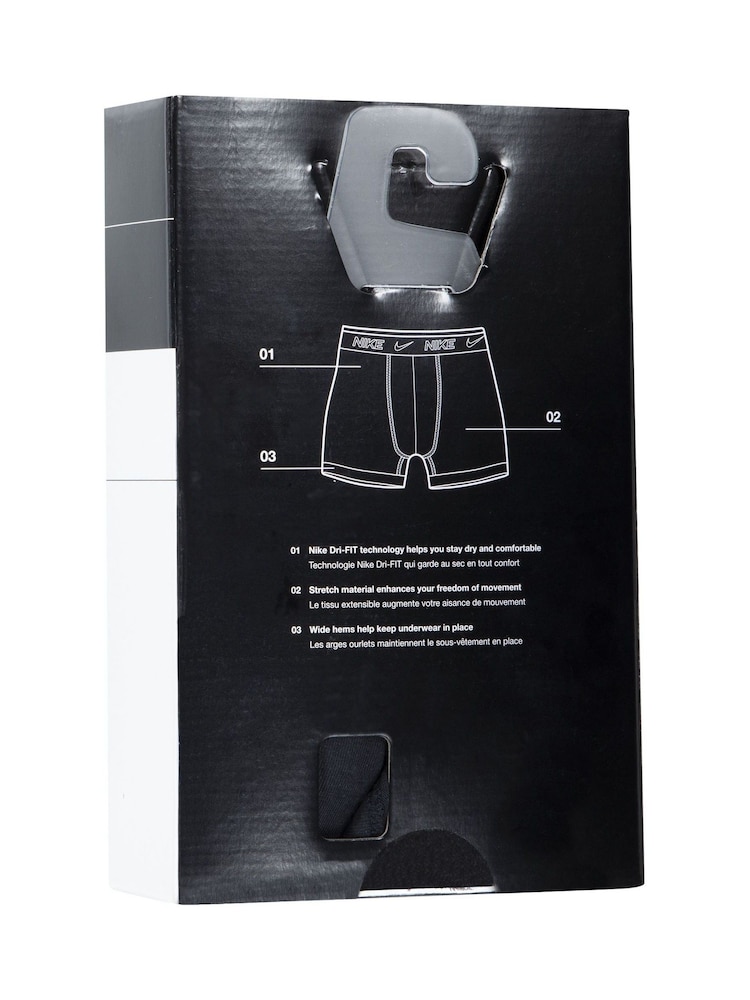 Czarny/czerwony - Nike Kids Boxers 3 Packs - Image 8 of 8