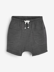 Grey and Navy Blue Baby 4 Pack Shorts - Image 3 of 6
