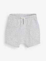 Grey and Navy Blue Baby 4 Pack Shorts - Image 4 of 6