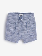 Grey and Navy Blue Baby 4 Pack Shorts - Image 5 of 6