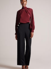 Ted Baker Robbiey Red Pussybow Blouse - Image 3 of 6