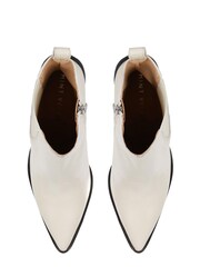 Mint Velvet Cream Sydney Cowboy Boots - Image 3 of 3