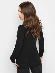 PixieGirl Petite Black Roll Neck Jumper - Image 3 of 5