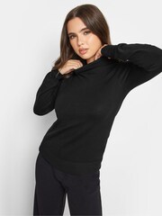 PixieGirl Petite Black Roll Neck Jumper - Image 5 of 5