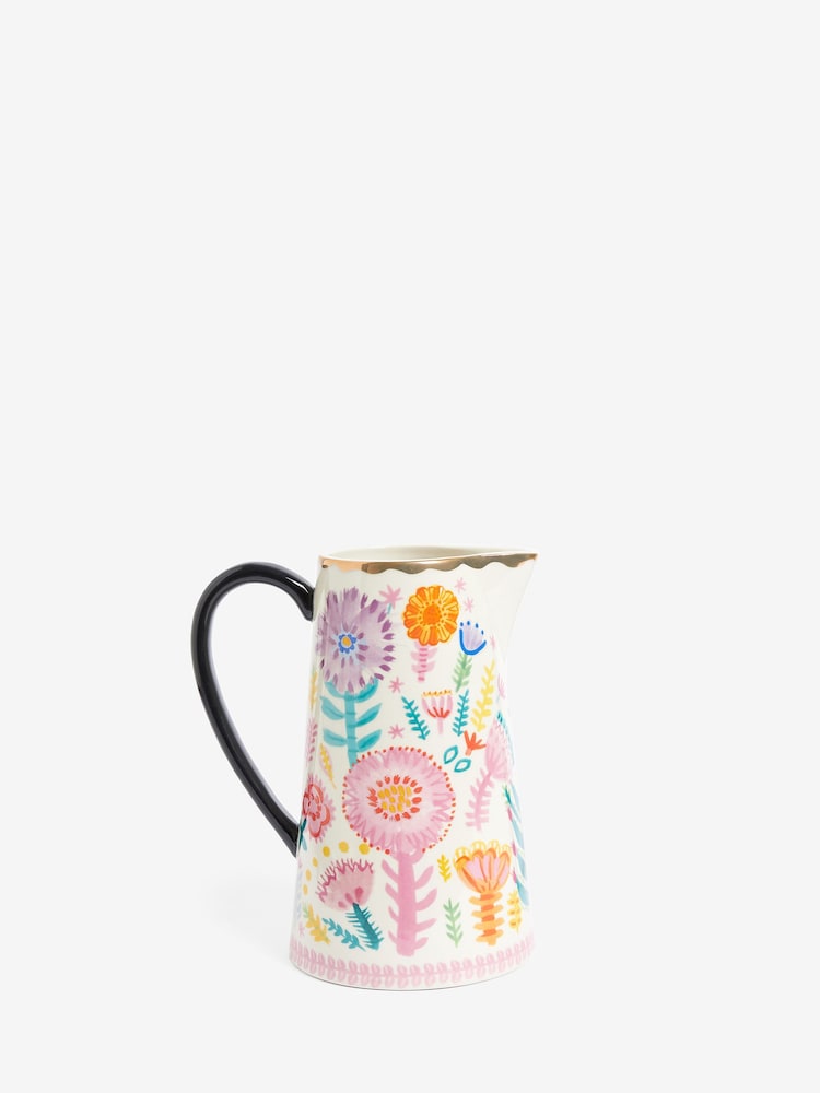 Lucy Tiffney at Next Floral Ceramic Vase Jug - Image 2 of 4