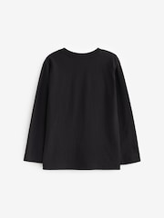 Minecraft Black Long Sleeve Christmas T-Shirt (3-16yrs) - Image 5 of 6