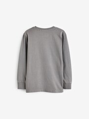 Charcoal Grey Marvel Long Sleeve T-Shirt (3-16yrs) - Image 2 of 3