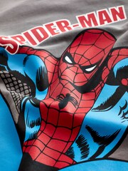 Charcoal Grey Marvel Long Sleeve T-Shirt (3-16yrs) - Image 3 of 3