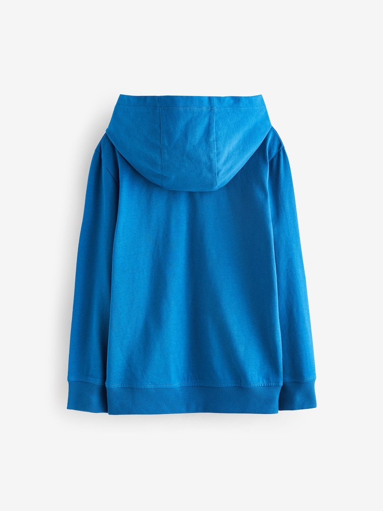 Blue Minecraft Long Sleeve Hoodie (4-16yrs) - Image 2 of 3