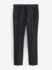 Joules Black Slim Fit Tuxedo Suit Trousers - Image 6 of 9