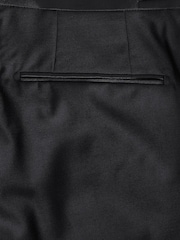 Joules Black Slim Fit Tuxedo Suit Trousers - Image 9 of 9