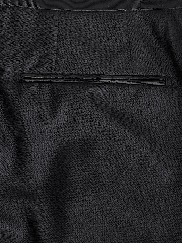 Joules Black Slim Fit Tuxedo Suit Trousers - Image 9 of 9 Joules Black Slim Fit Tuxedo Suit Trousers - Image 9 of 9