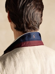 Joules Cream Slim Textured Suit Jacket - Image 6 of 13