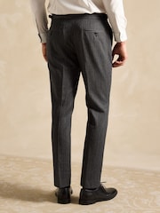 Joules Black Slim Fit Morning Suit Trousers - Image 2 of 5