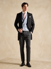 Joules Black Slim Fit Morning Suit Trousers - Image 3 of 5