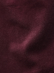 Joules Burgundy Red Slim Fit Velvet Blazer - Image 12 of 12