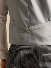 Joules Light Blue Morning Suit Waistcoat - Image 6 of 6