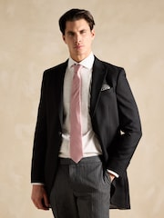 Joules Black Slim Fit Morning Suit Jacket - Image 5 of 8