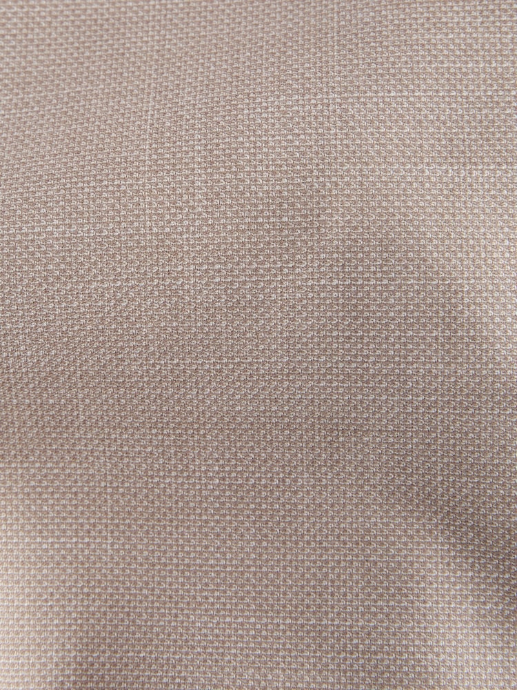 Cream Slim Textured Suit Trousers - Image 10 of 10