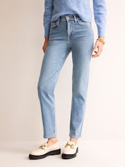 Boden Light Blue Mid Rise Slim Jeans - Image 1 of 6