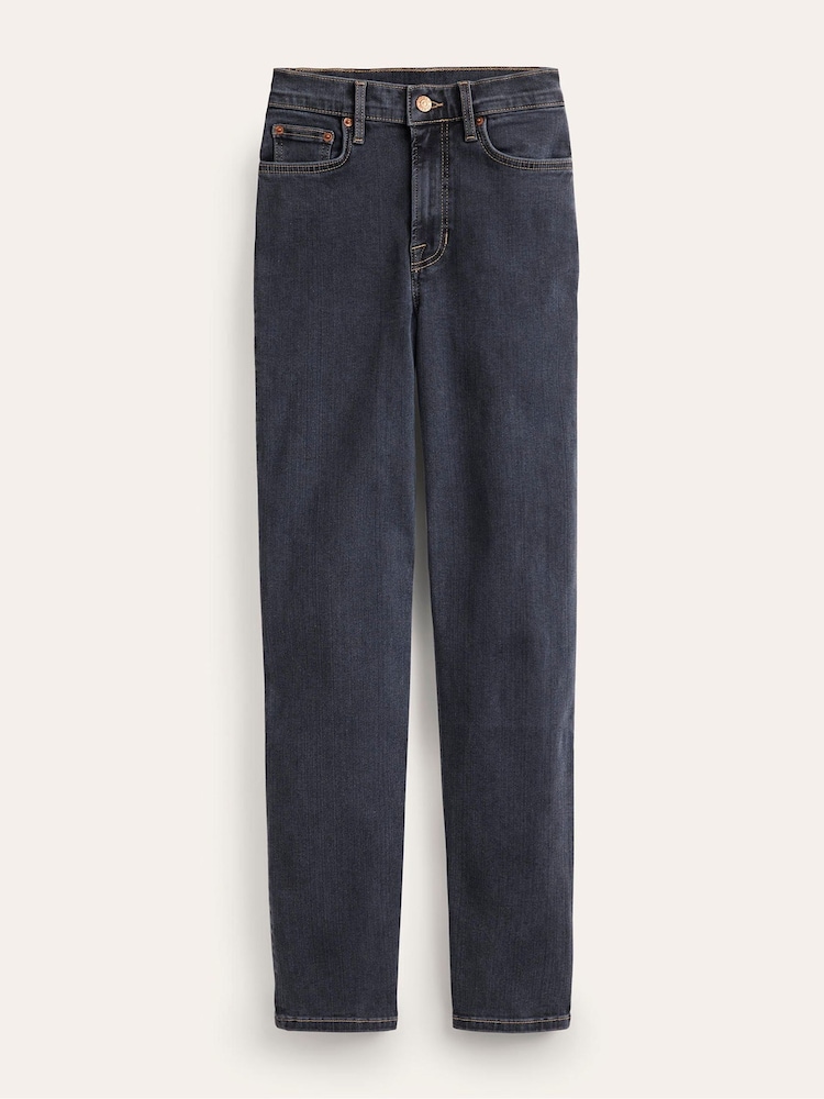 Boden Black Mid Rise Slim Jeans - Image 6 of 6
