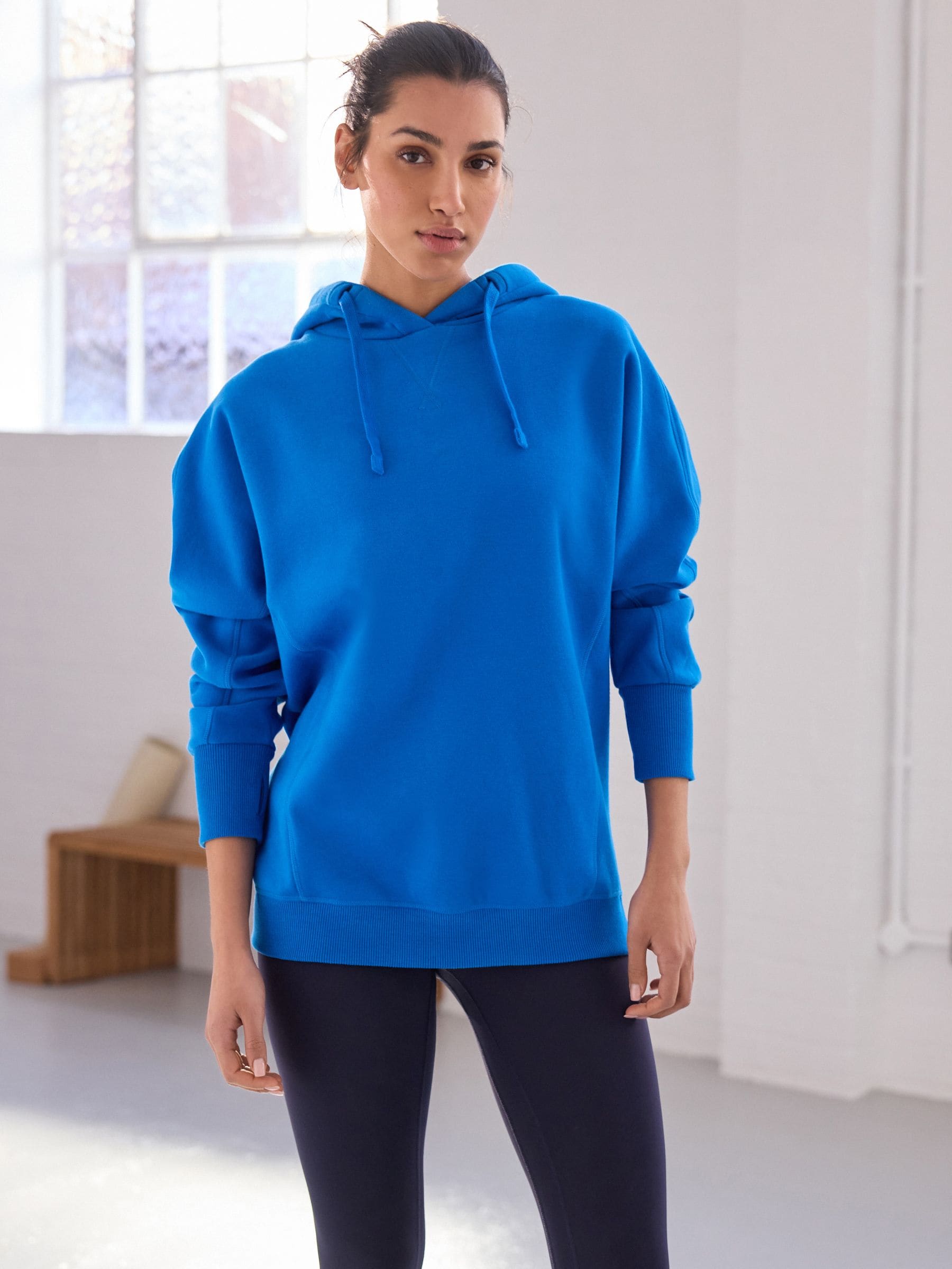 Nike swoosh longline overhead hoody clearance