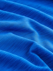 Blue Active Sports Short Sleeve V-Neck Top - Image 6 of 6