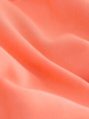 Coral Pink Oversized Relaxed Fit Active Longline Overhead Hoodie - Image 8 of 8