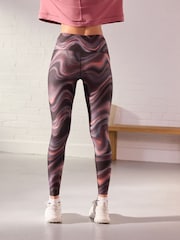 Koralowo-różowy - Active Yoga Leggings - Image 4 of 8