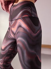 Koralowo-różowy - Active Yoga Leggings - Image 5 of 8