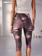 Black Active Sports Sculpting Capri Leggings - Image 2 of 8