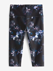 Black Active Sports Sculpting Capri Leggings - Image 6 of 8