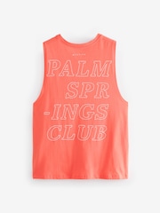 Coral Pink Active Jersey Tank - Image 4 of 5