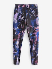 Purple Active High Rise Sports Sculpting Leggings - Image 4 of 6