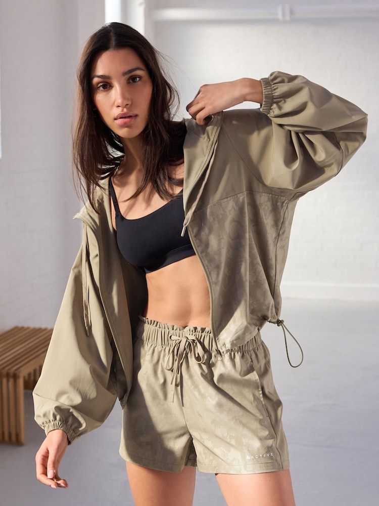 Khaki Camo Camo Active Jacket - Image 1 of 7 Khaki Camo Camo Active Jacket - Image 1 of 7