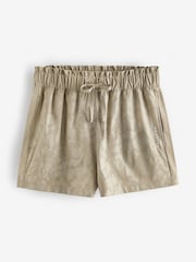 Khaki Camo Active Paperbag Shorts - Image 6 of 7