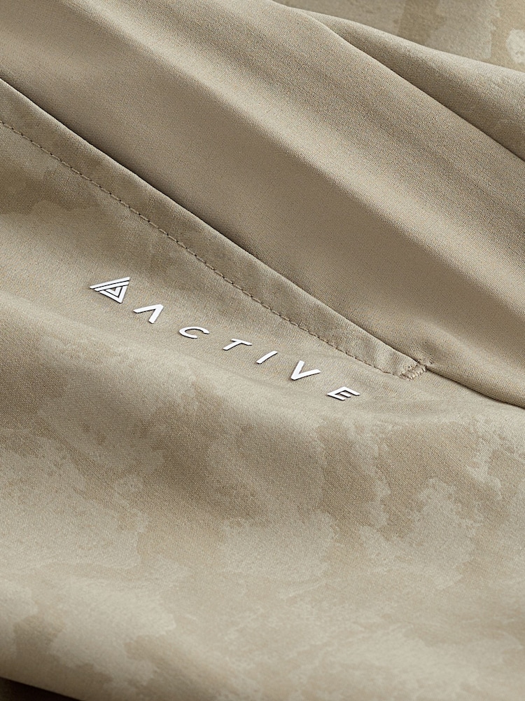 Khaki Camo Active Paperbag Shorts - Image 7 of 7