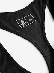 Black Active Sports Longline Tank - Image 7 of 7