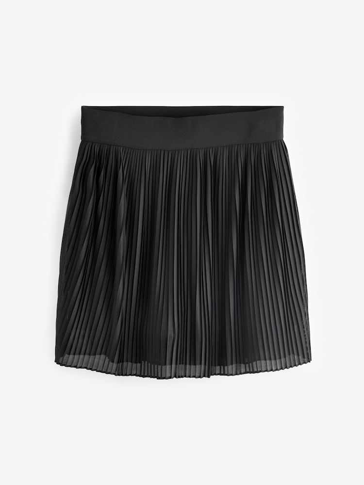 Black Active Pleated Tennis Skort - Image 8 of 9