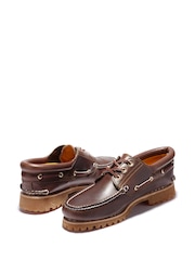 Timberland Lug Bootsschuhe mit 3 Ösen, Braun - Bild 5 von 8