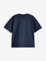 Blue Navy Relaxed Fit Short Sleeve T-Shirt (3-16yrs) - Image 3 of 5