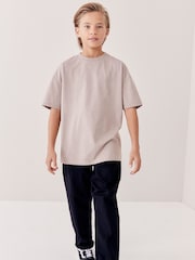 Brown Natural Relaxed Fit Short Sleeve T-Shirt (3-16yrs) - Image 1 of 6