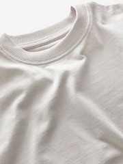 Blassgrau - Kurzarm-T-Shirt aus 100 % Baumwolle (3–16J.) - Bild 7 von 7