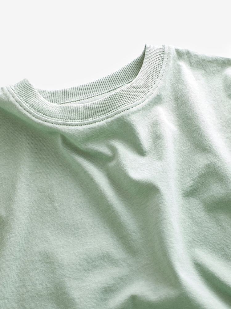 Green Mineral Relaxed Fit Short Sleeve 100% Cotton T-Shirt (3-16yrs) - Image 5 of 5 Green Mineral Relaxed Fit Short Sleeve 100% Cotton T-Shirt (3-16yrs) - Image 5 of 5