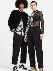 Nike Black High Rise Woven Cargo Trousers - Image 3 of 5