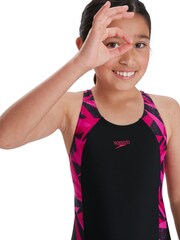 Speedo Black HyperBoom Splice Muscleback Swimsuit - Image 5 of 9