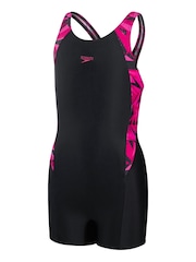 Speedo Black HyperBoom Splice Swimsuit - Image 6 of 8