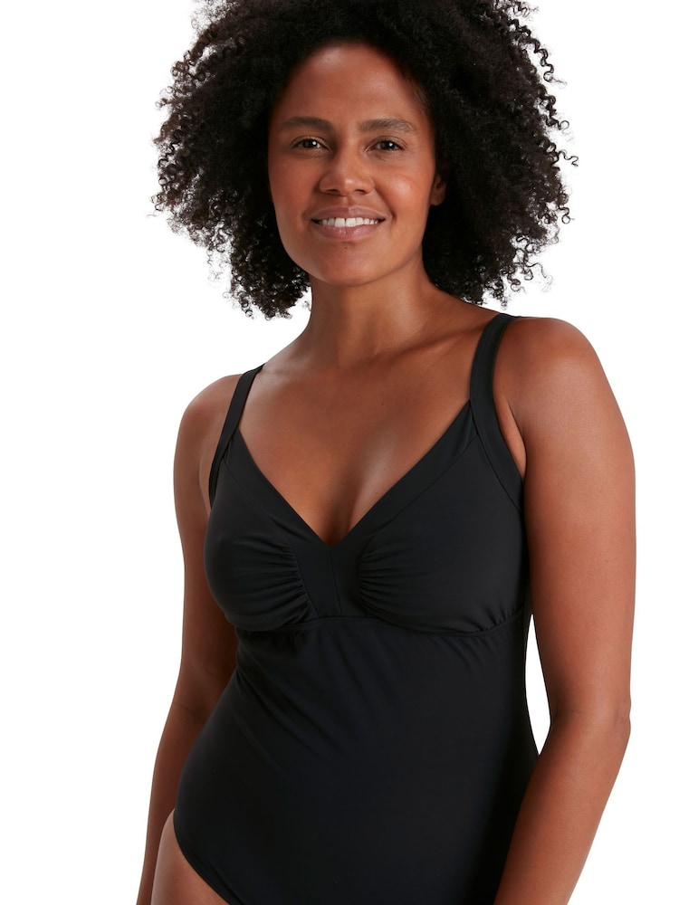 Czarny modelujący strój kąpielowy Speedo Watergem - Image 6 of 10
