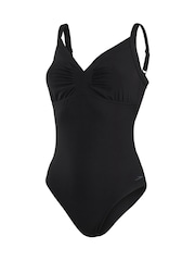 Črne enodelne kopalke za oblikovanje postave Speedo Watergem - Slika 8 iz 10
