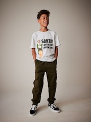 Grey Elf Short Sleeve Christmas T-Shirt (3-16yrs) - Image 2 of 6